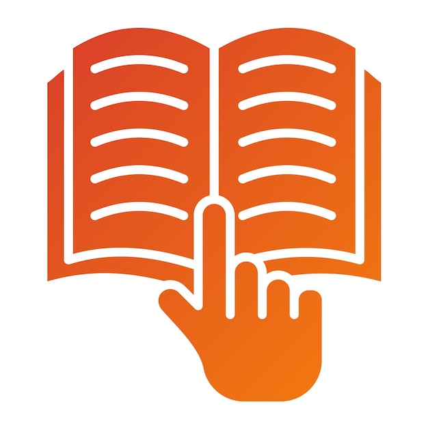 Estilo del icono de la mano de estudio