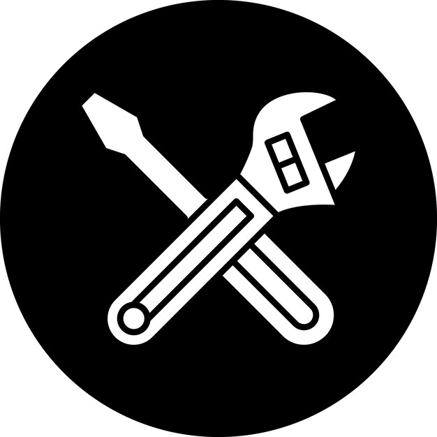 Estilo del icono de mantenimiento del diseño vectorial