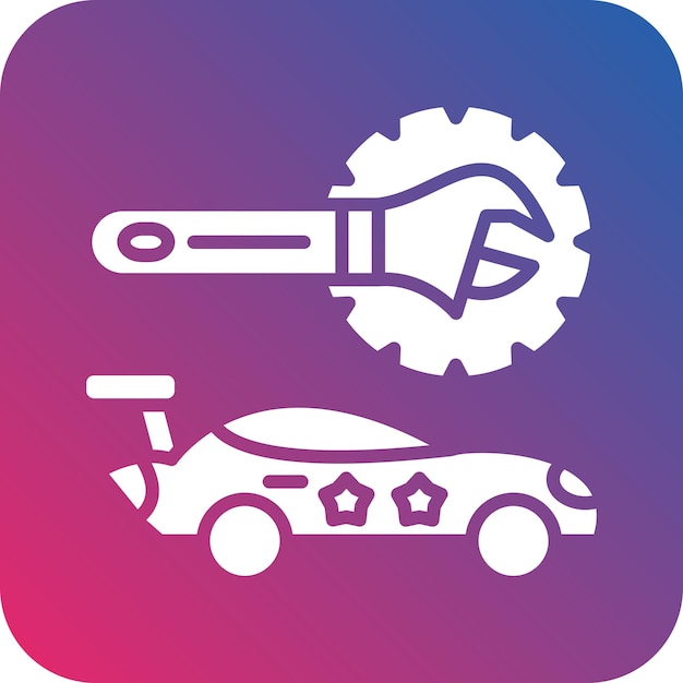 Estilo del icono de mantenimiento del diseño vectorial