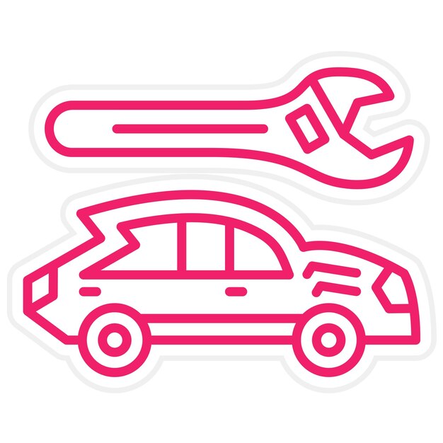 Estilo del icono de mantenimiento del diseño vectorial