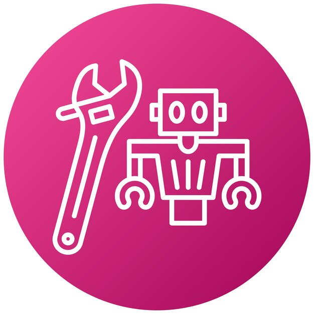 Estilo del icono de mantenimiento del diseño vectorial