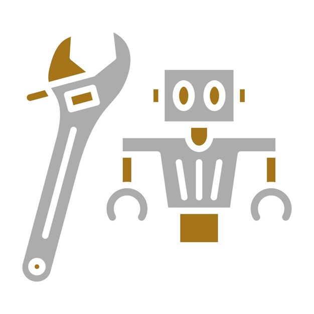 Estilo del icono de mantenimiento del diseño vectorial