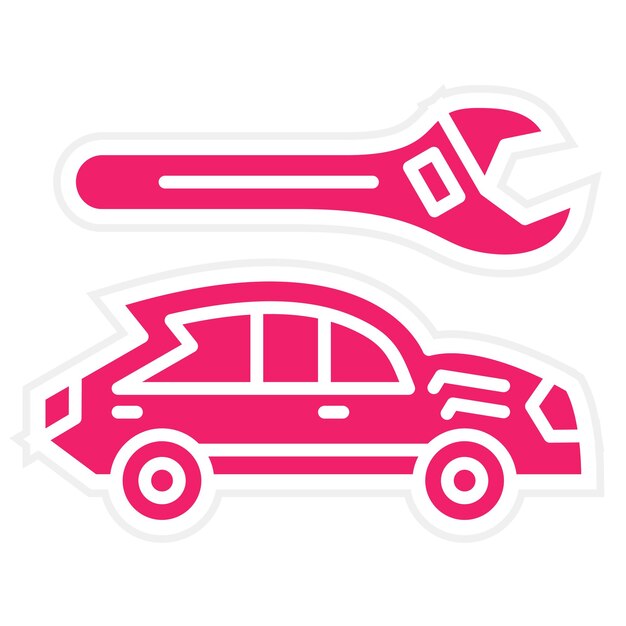 Estilo del icono de mantenimiento del diseño vectorial