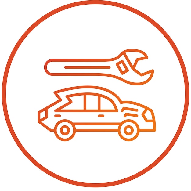 Estilo del icono de mantenimiento del diseño vectorial