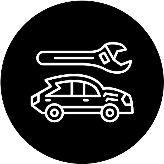 Estilo del icono de mantenimiento del diseño vectorial