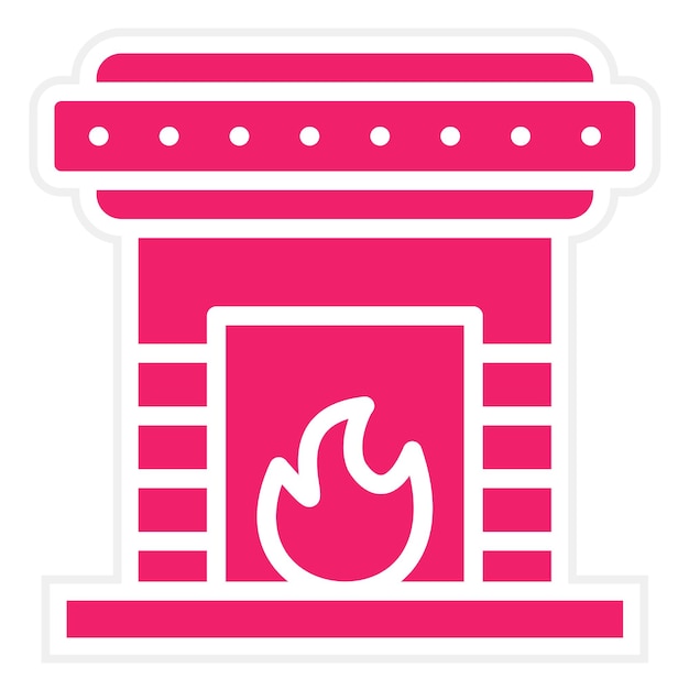 Estilo del icono del manto de diseño vectorial