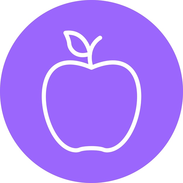 Estilo del icono de la manzana