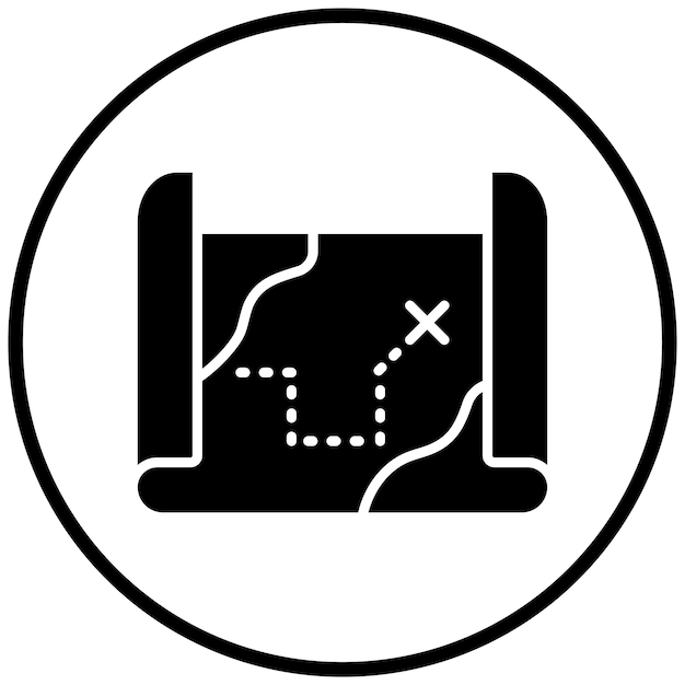 Estilo del icono del mapa pirata