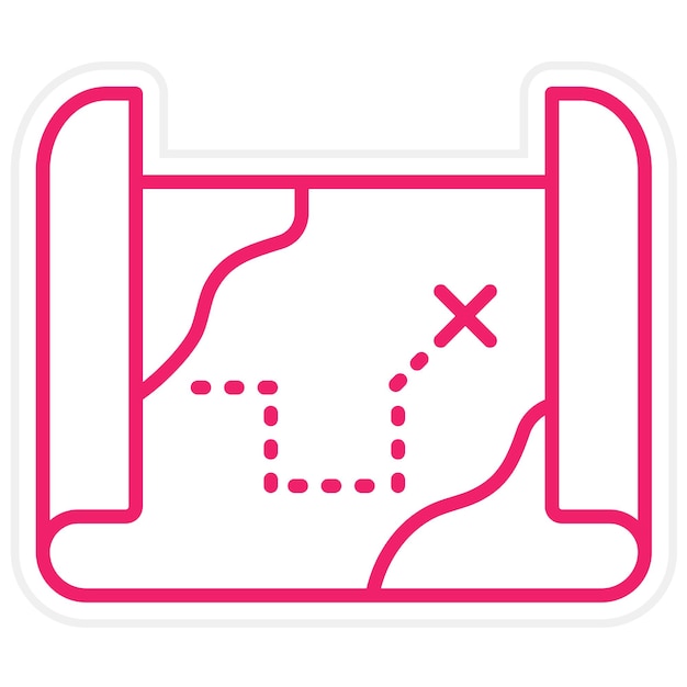 Estilo del icono del mapa pirata