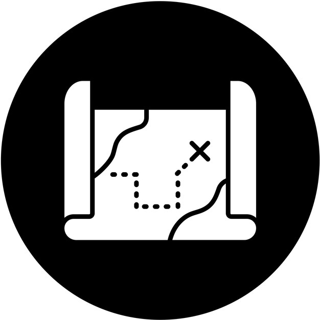 Estilo del icono del mapa pirata