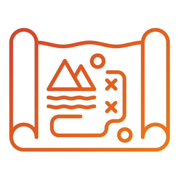 Estilo del icono del mapa del tesoro