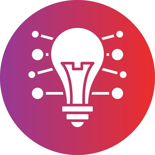 Estilo del icono de mapas mentales de diseño vectorial