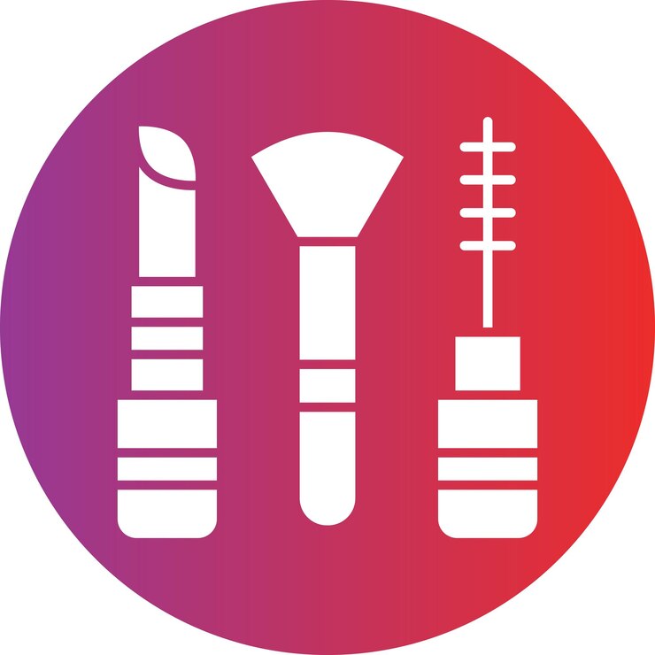 Vector estilo del icono de maquillaje de diseño vectorial