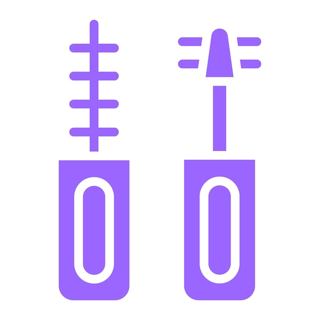Estilo del icono de maquillaje de diseño vectorial