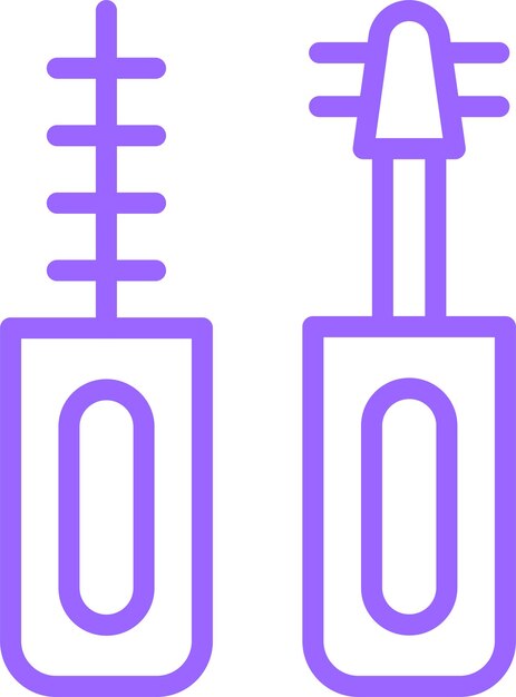 Estilo del icono de maquillaje de diseño vectorial