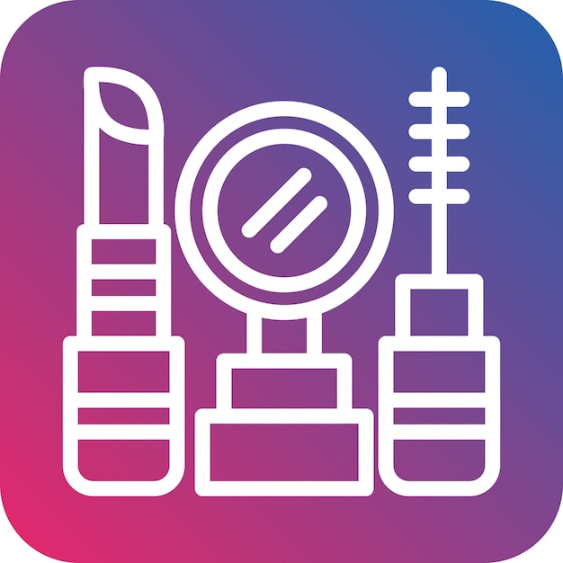 Estilo del icono de maquillaje