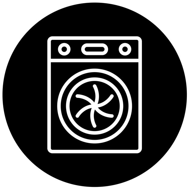 Estilo del icono de la máquina automática de diseño vectorial