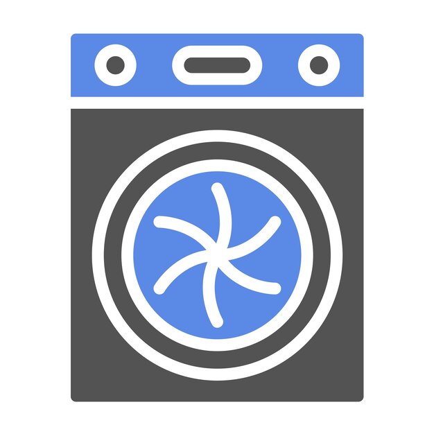 Estilo del icono de la máquina automática de diseño vectorial