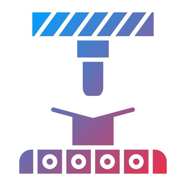 Estilo del icono de la máquina de doblar