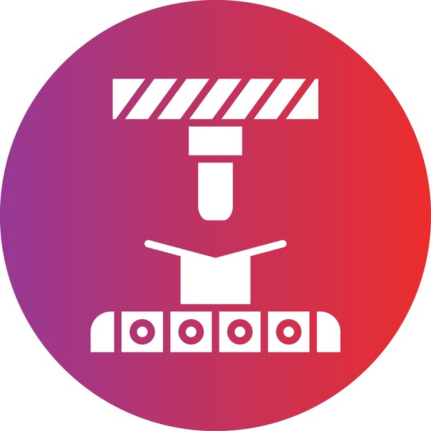 Estilo del icono de la máquina de doblar