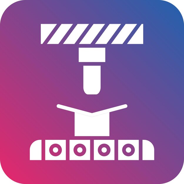 Estilo del icono de la máquina de doblar