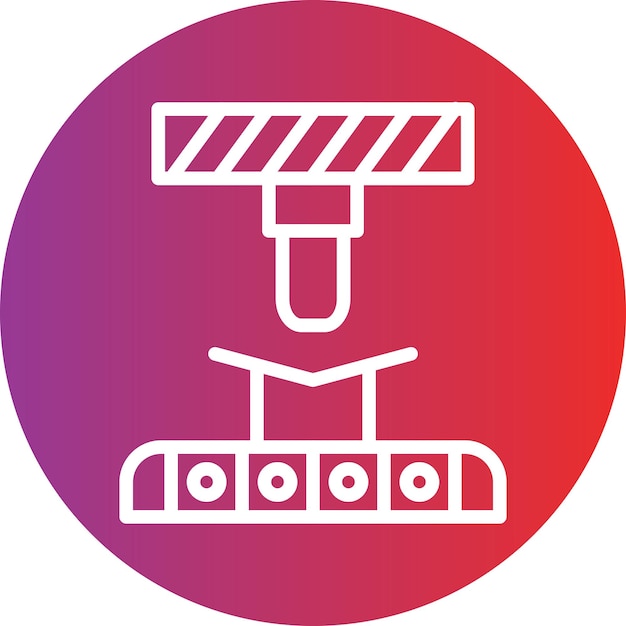 Estilo del icono de la máquina de doblar