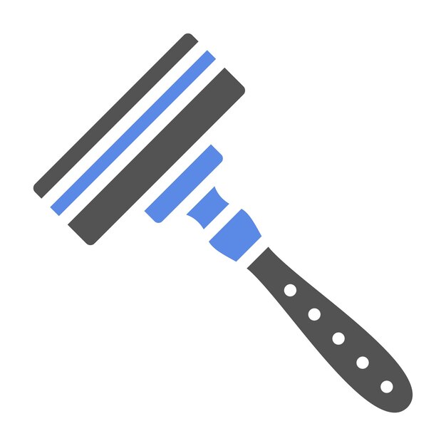 Estilo del icono de las máquinas de afeitar de diseño vectorial