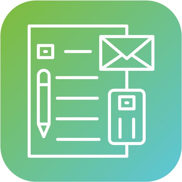 Estilo de icono de marca de diseño vectorial