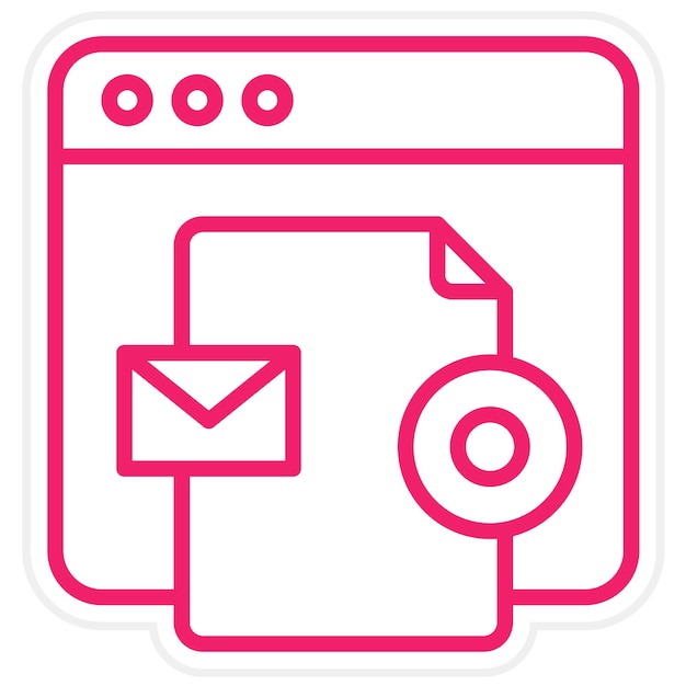 Estilo de icono de marca de diseño vectorial
