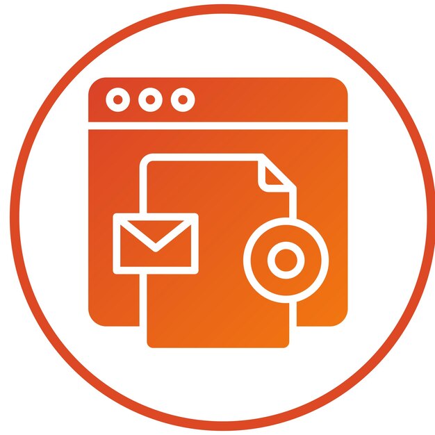 Estilo de icono de marca de diseño vectorial
