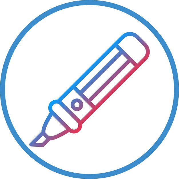 Estilo del icono del marcador de diseño vectorial