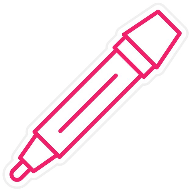 Estilo del icono del marcador de diseño vectorial