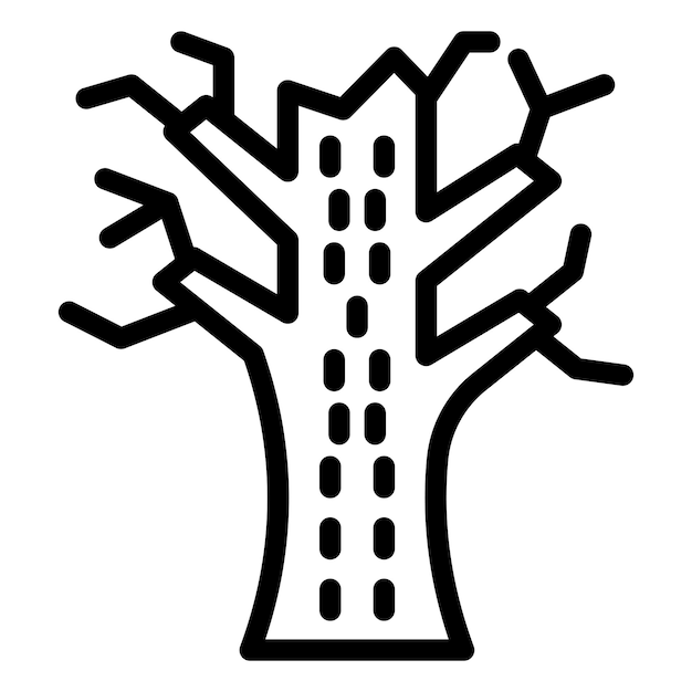 Estilo del icono marchitado