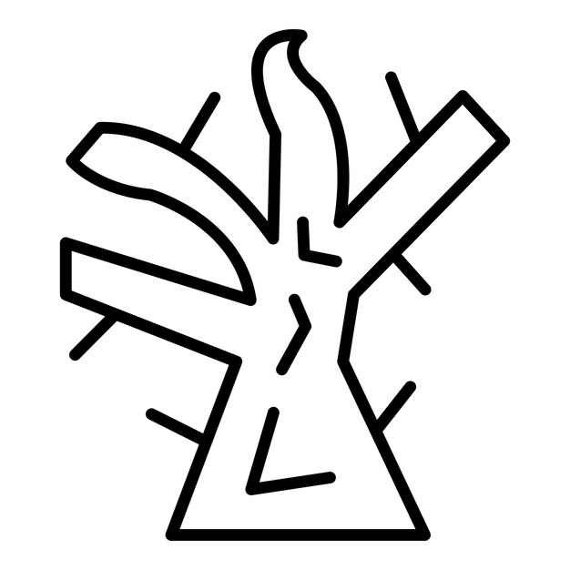 Estilo del icono marchitado