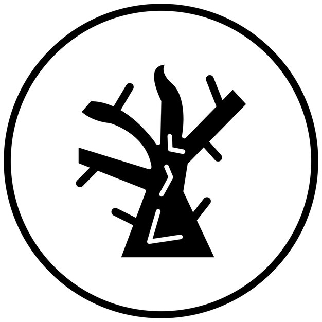 Estilo del icono marchitado