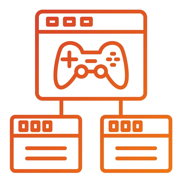 Estilo de icono del marco de diseño vectorial