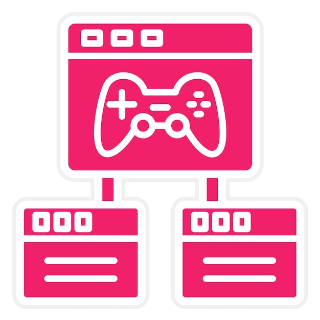 Estilo de icono del marco de diseño vectorial