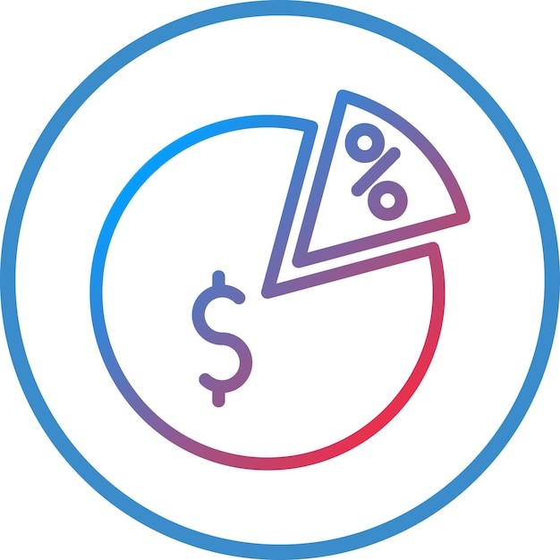 Estilo del icono del margen del diseño vectorial