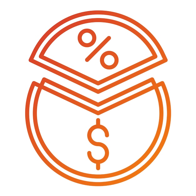 Estilo del icono del margen del diseño vectorial