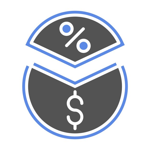 Estilo del icono del margen del diseño vectorial