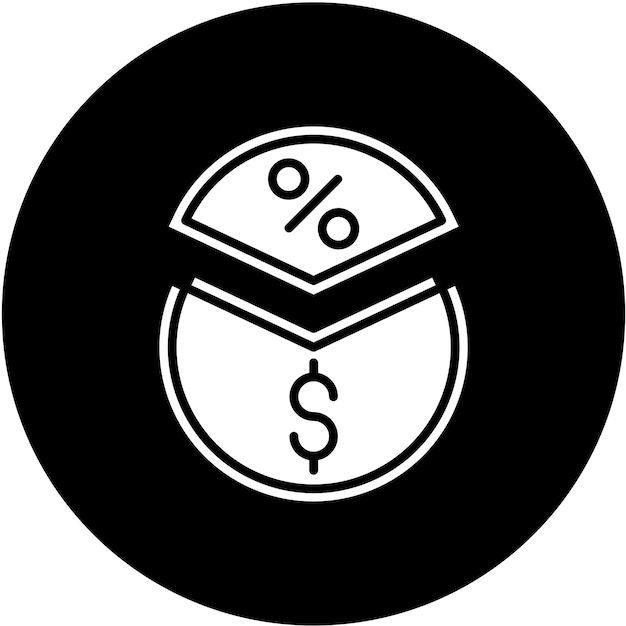 Estilo del icono del margen del diseño vectorial