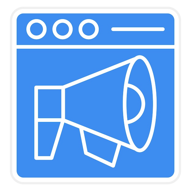 Estilo de icono de marketing de diseño vectorial