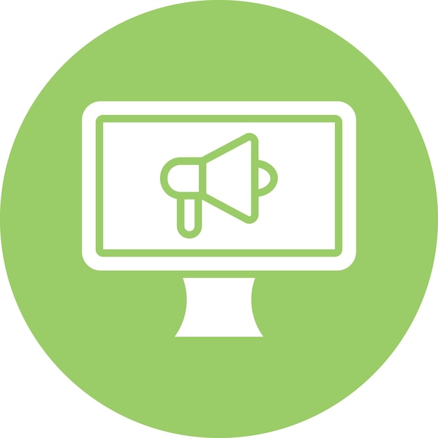 Estilo de icono de marketing de diseño vectorial