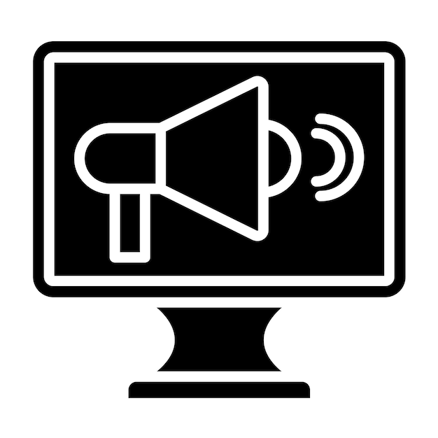 Estilo de icono de marketing de diseño vectorial