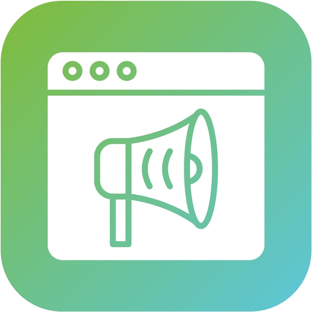 Estilo de icono de marketing de diseño vectorial