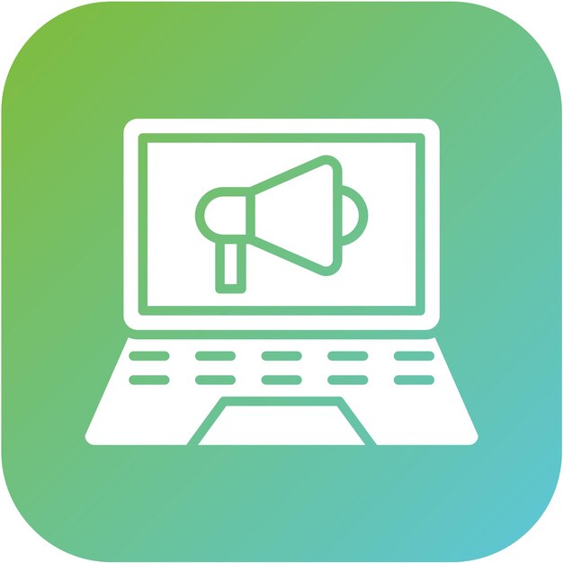 Estilo de icono de marketing de diseño vectorial