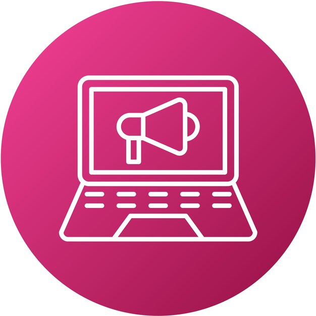 Estilo de icono de marketing de diseño vectorial