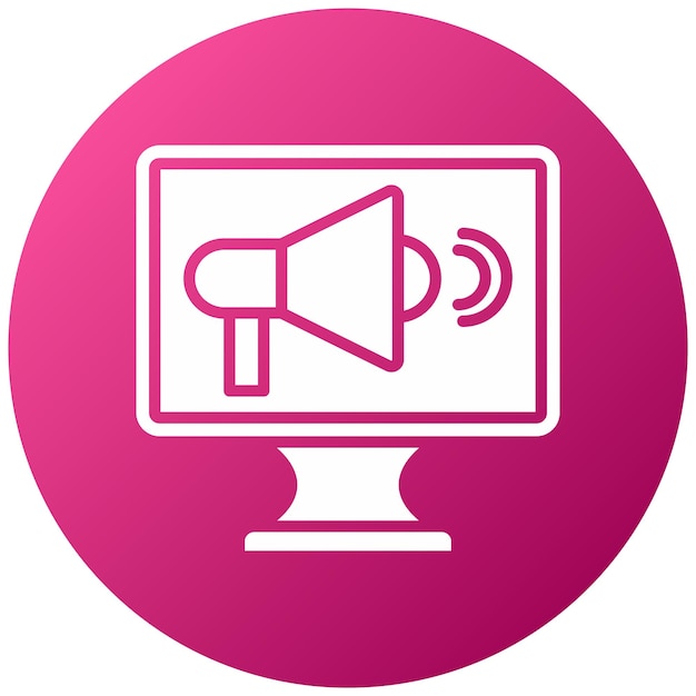 Estilo de icono de marketing de diseño vectorial