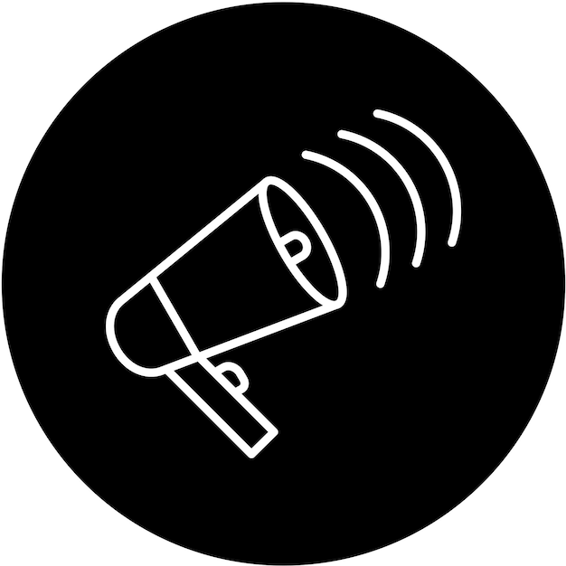 Estilo del icono de marketing