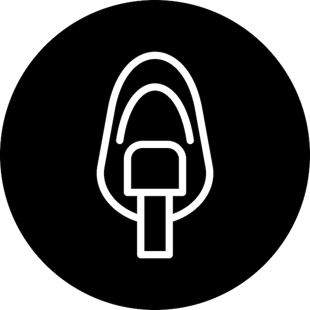 Estilo del icono de la máscara de oxígeno